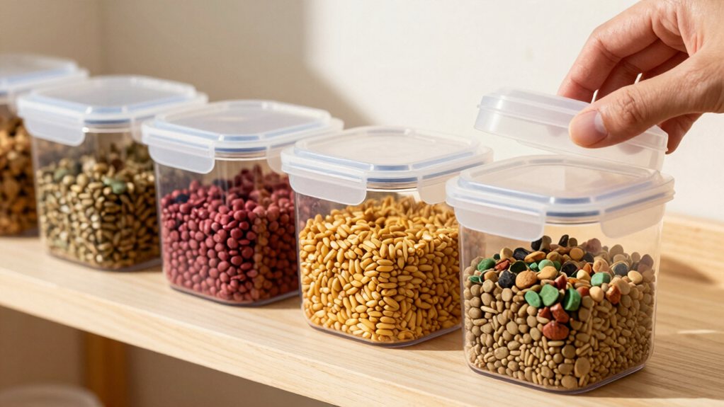 airtight storage for freshness
