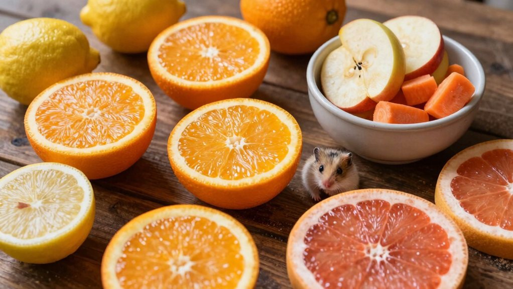 avoid citrus for hamsters
