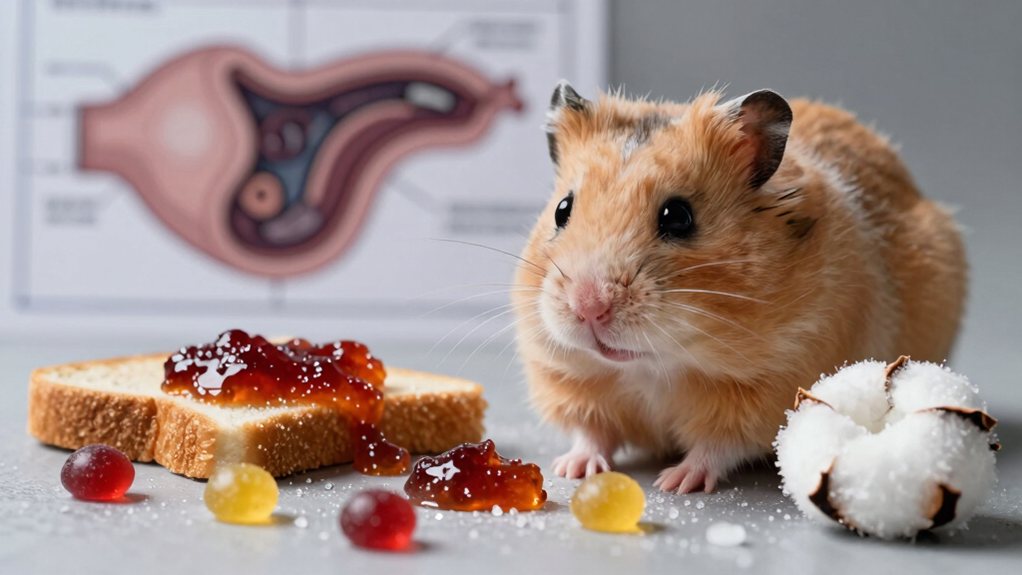 avoid sugary snacks for hamsters