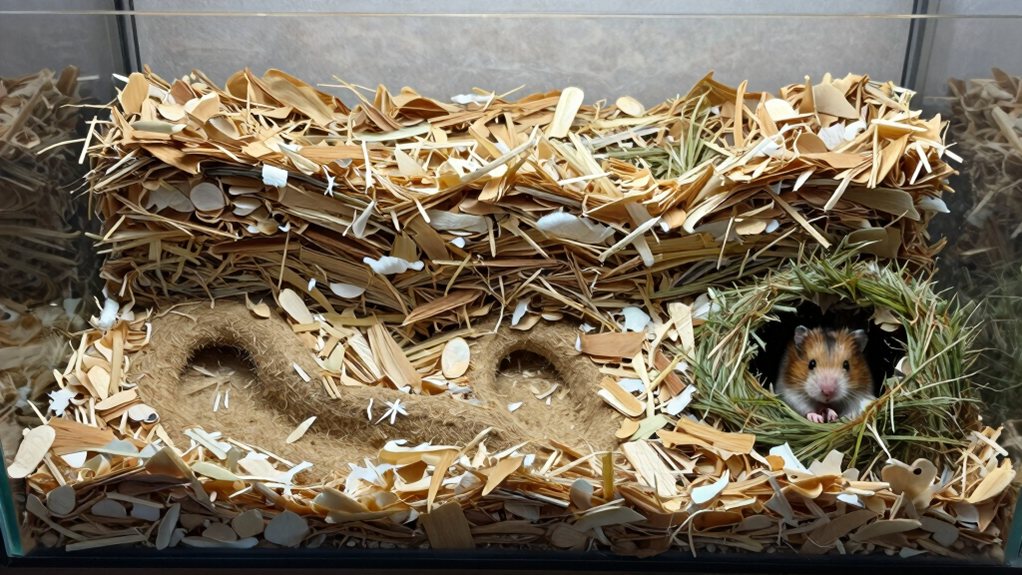 build a burrow bed