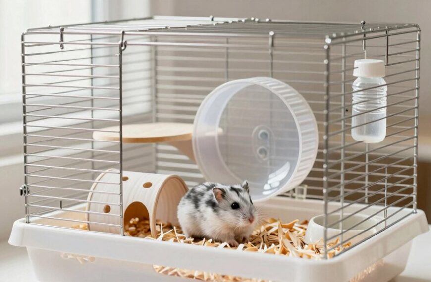 campbell hamster cage size