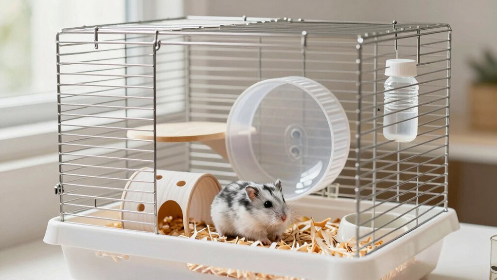 campbell hamster cage size