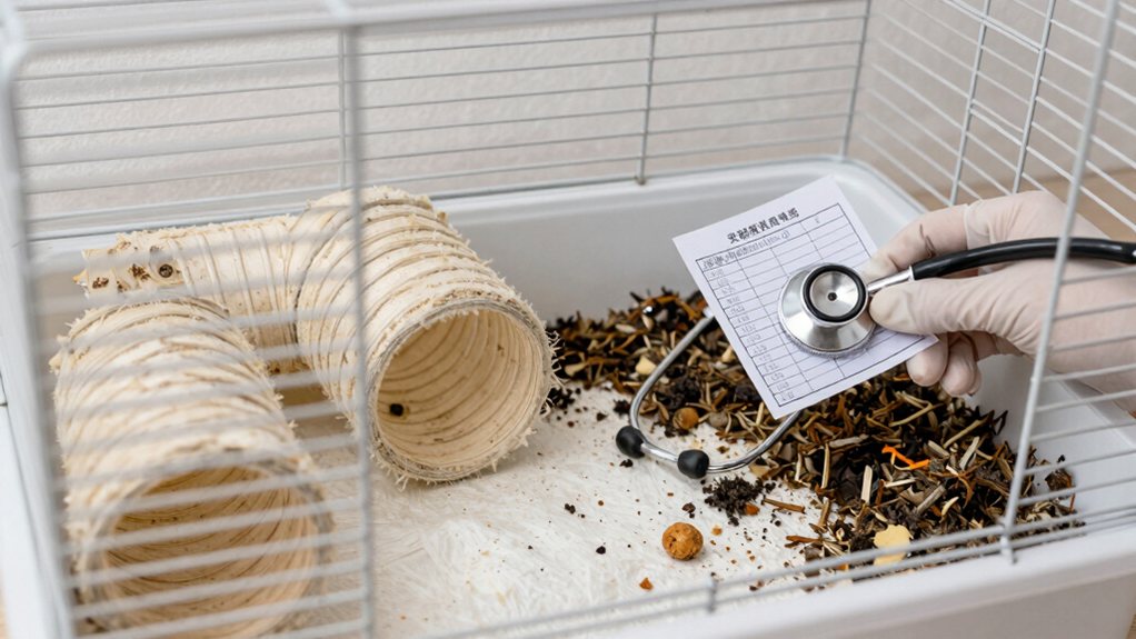 clean cage happy hamster