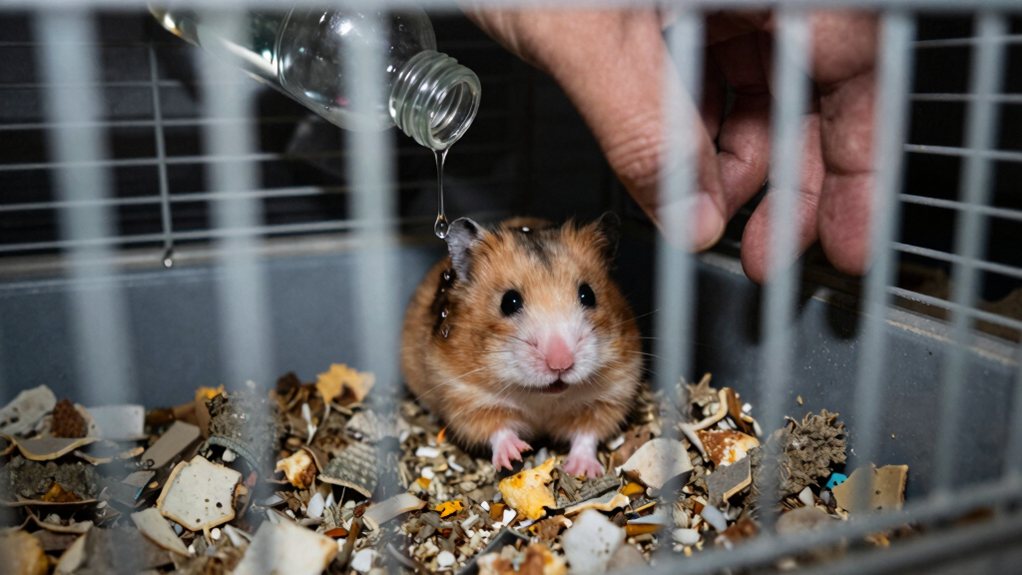 clean cage healthy hamster