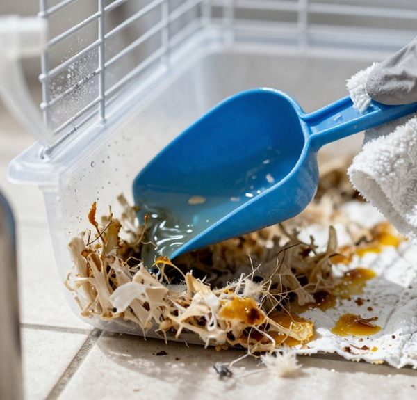 clean hamster cage thoroughly