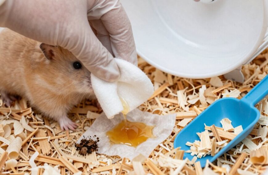 clean hamster poop pee