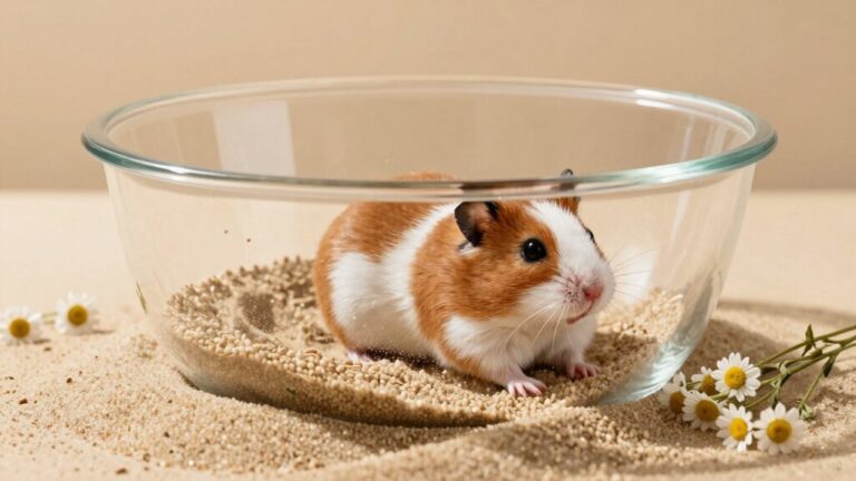 clean happy hamster baths