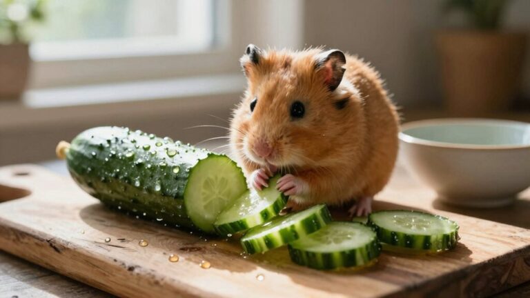 cucumber for hamster daily