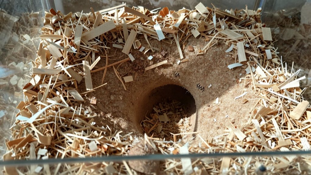 deep bedding for burrowing
