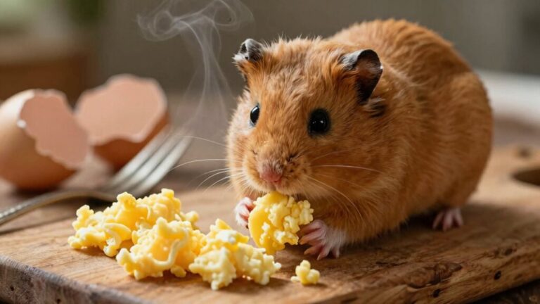 dwarf hamsters scrambled eggs safety