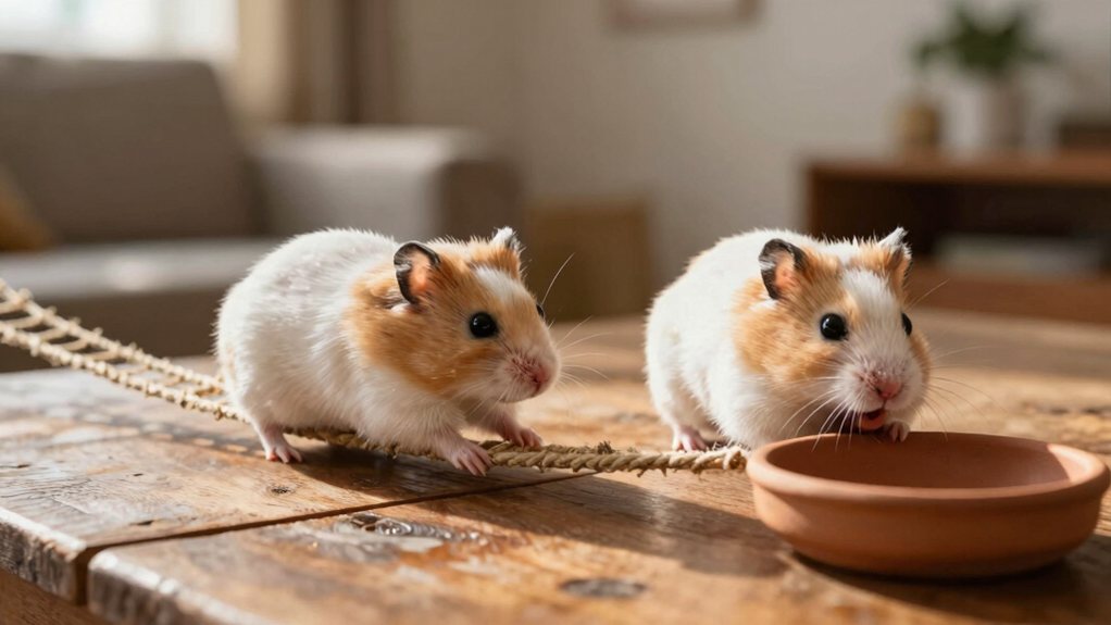energetic social no cuddle hamsters