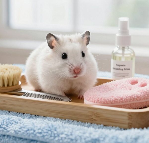 fluffy hamster grooming essentials