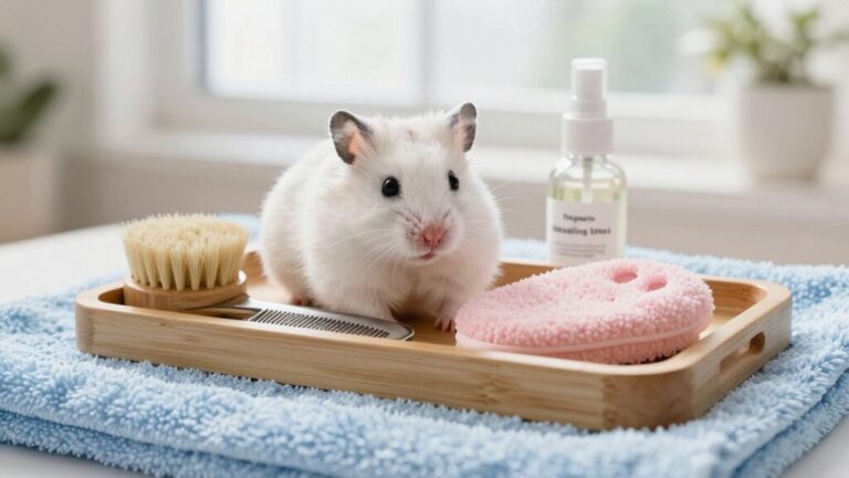 fluffy hamster grooming essentials