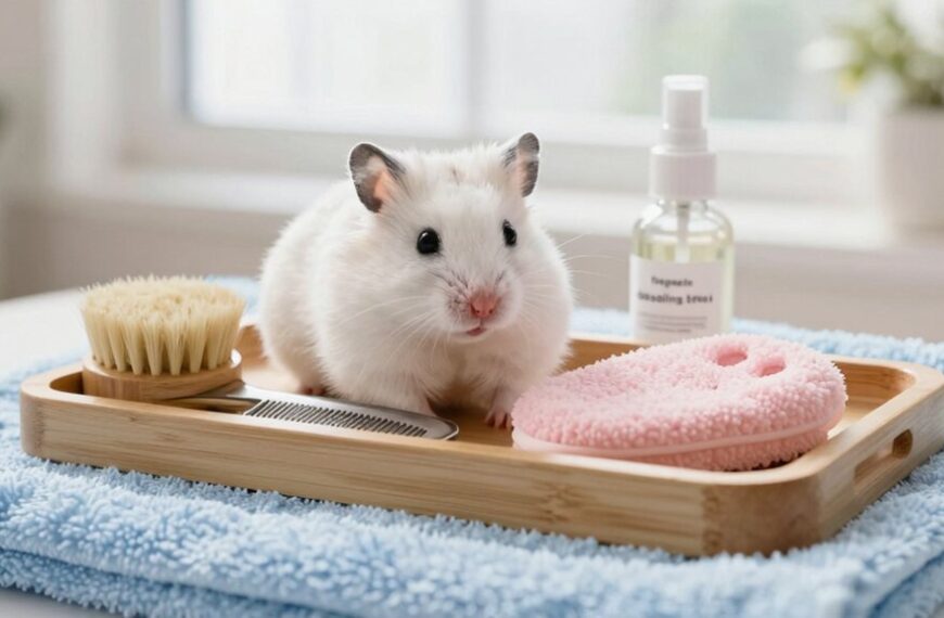 fluffy hamster grooming essentials