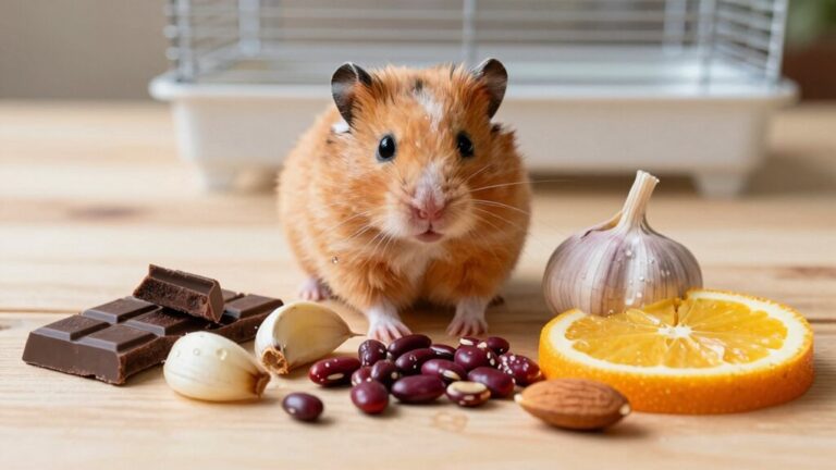 foods poisonous to dwarf hamsters