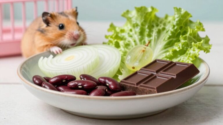 foods toxic to hamsters