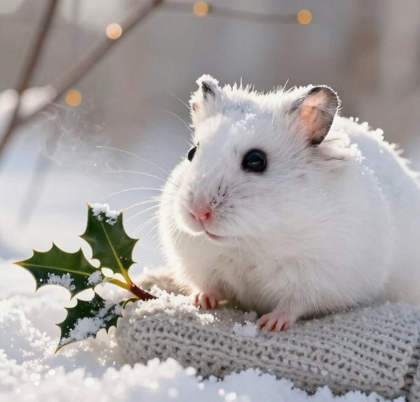 friendly winter white dwarf hamsters