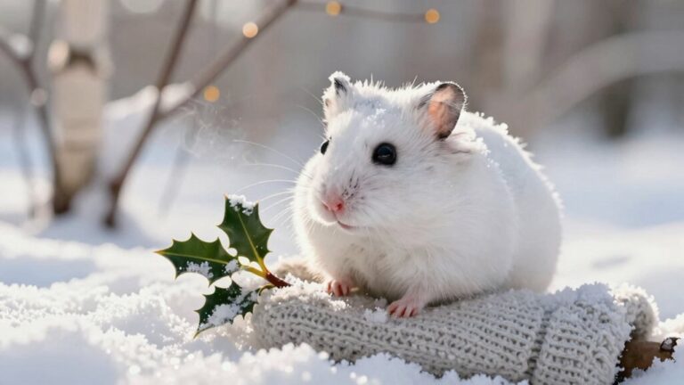 friendly winter white dwarf hamsters