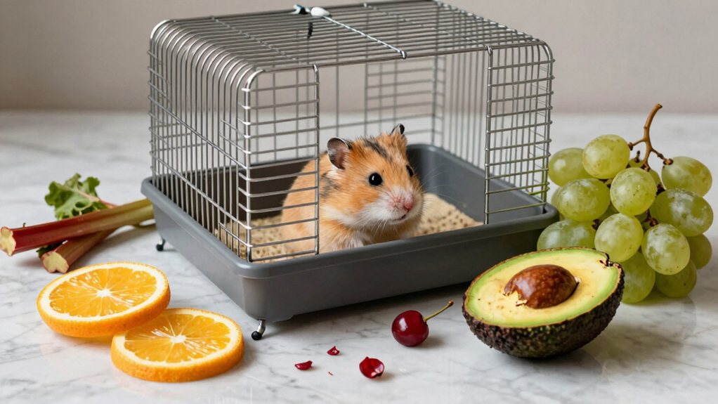 fruits hamsters cannot eat
