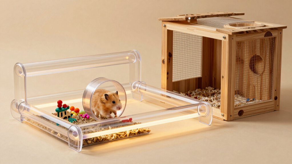futuristic modular pet cages