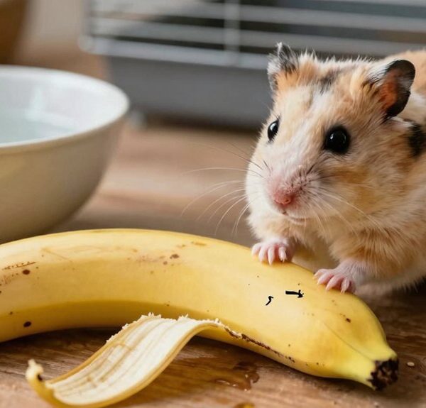 hamster banana peel safety