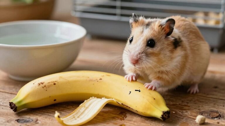 hamster banana peel safety