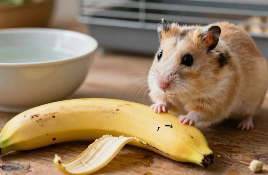 hamster banana peel safety