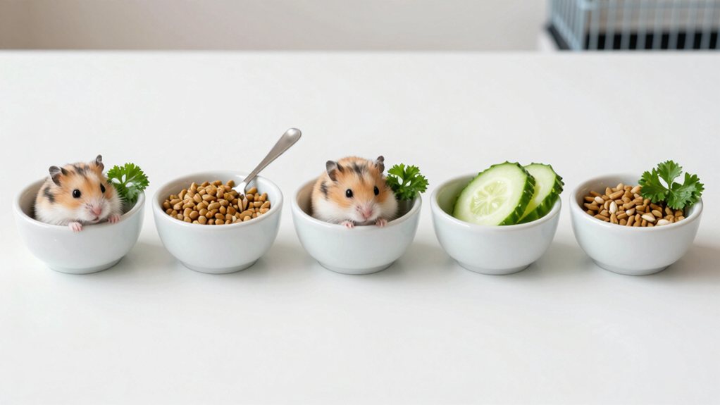 hamster daily portion guide