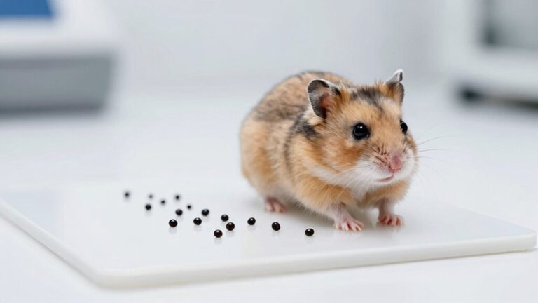 hamster poops frequently daily