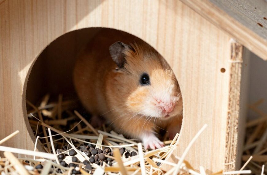 hamster poops in house