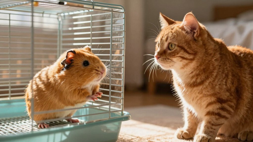 hamster recognizes your presence