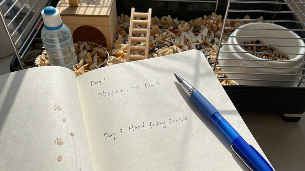 hamster taming timeline