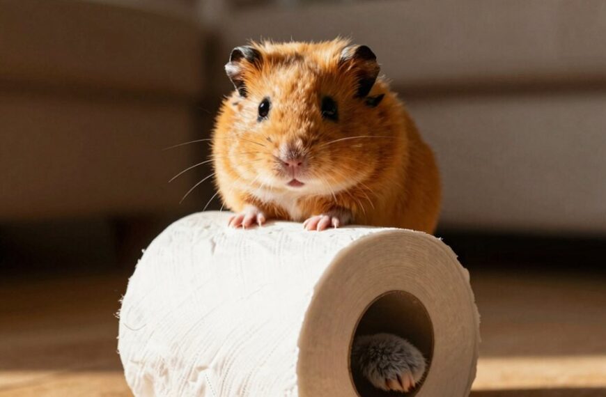hamster toilet paper roll safety