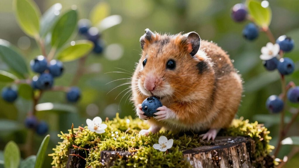 hamsters can eat blueberries