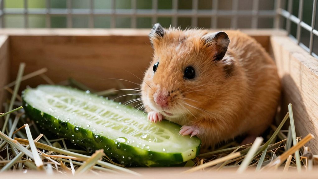 hamsters can eat cucumber