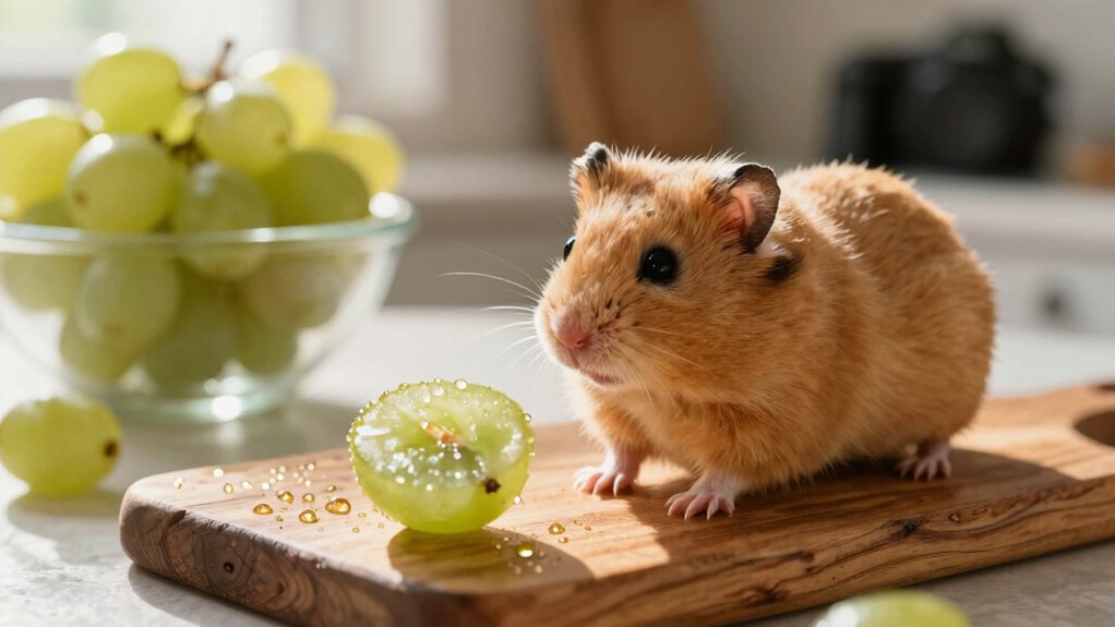 hamsters can eat grapes