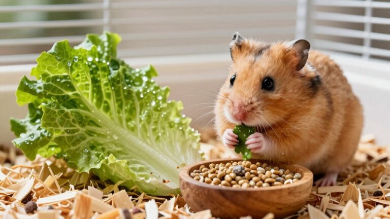 hamsters can eat lettuce