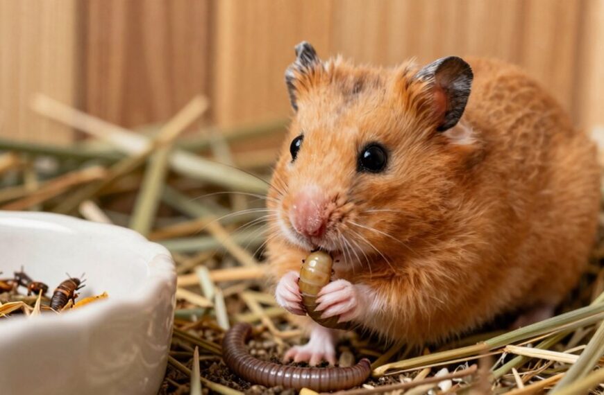 hamsters can eat mealworms