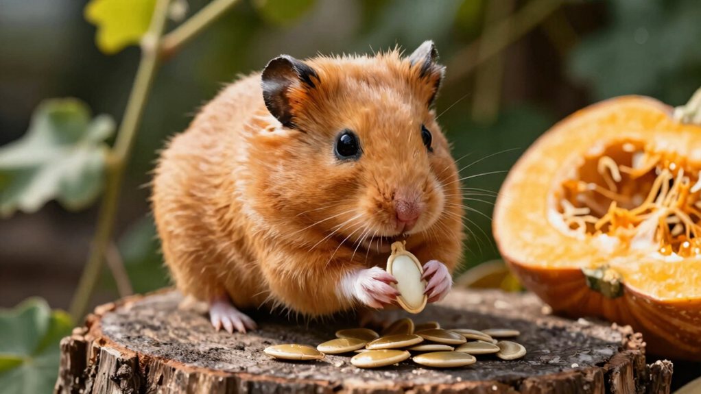 hamsters can eat pumpkin seeds