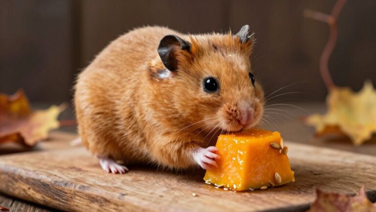 hamsters can eat raw pumpkin
