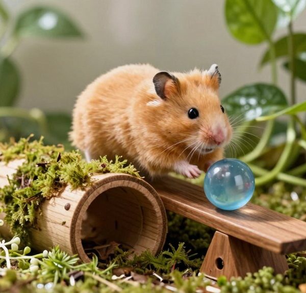 hamsters enjoy simple games