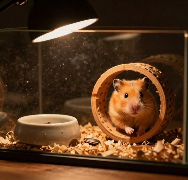 hamsters prefer darkness for rest