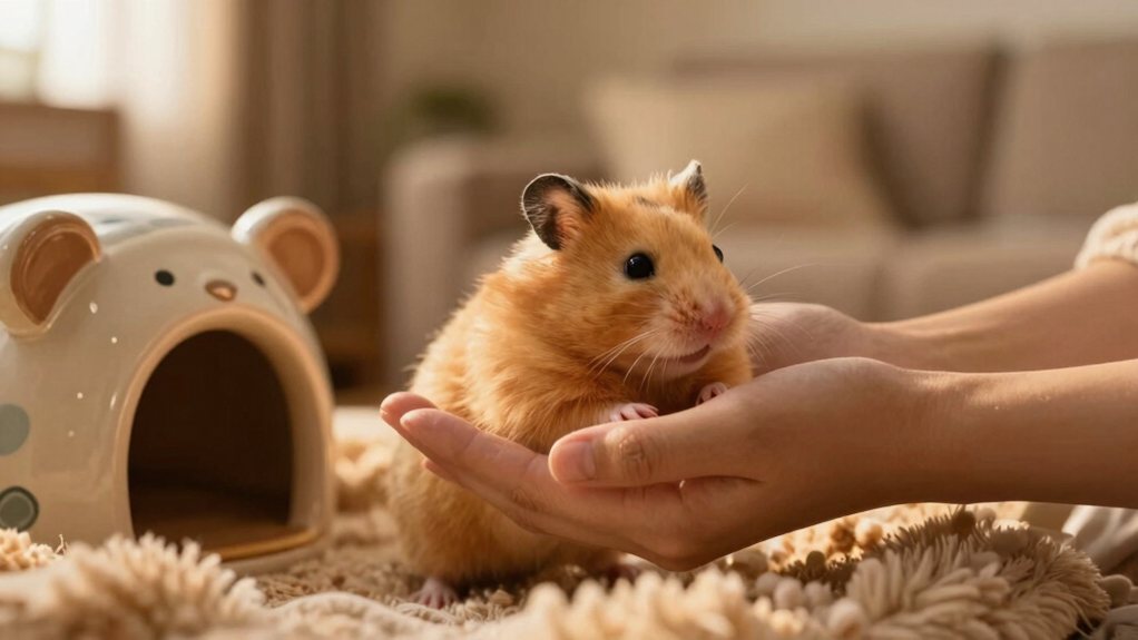 hamsters prefer gentle handling