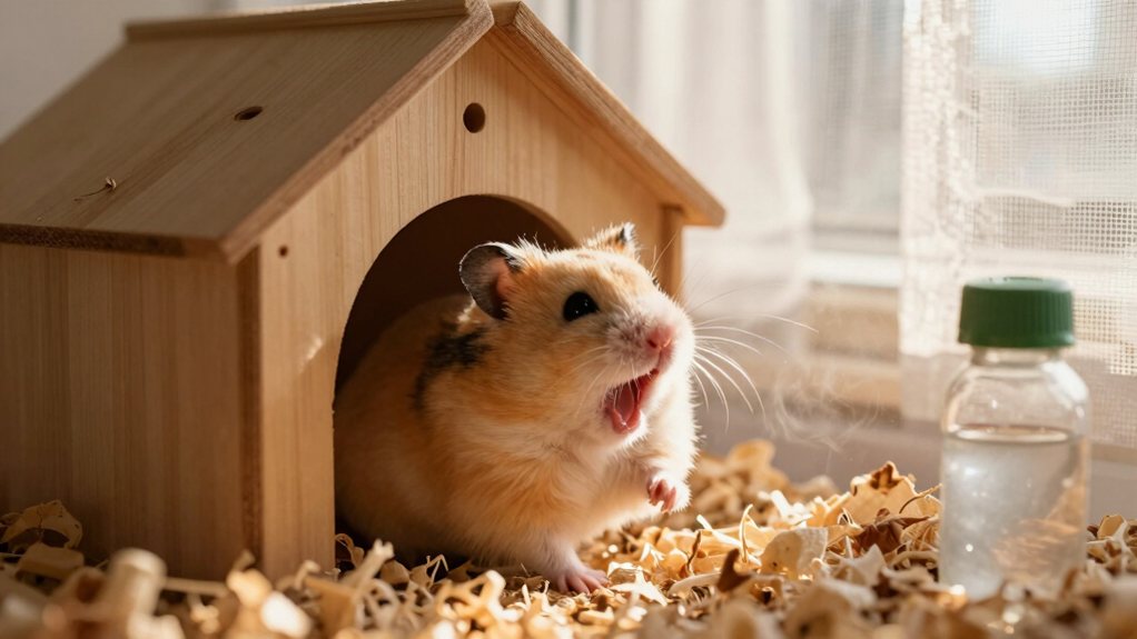 hamsters wake up early