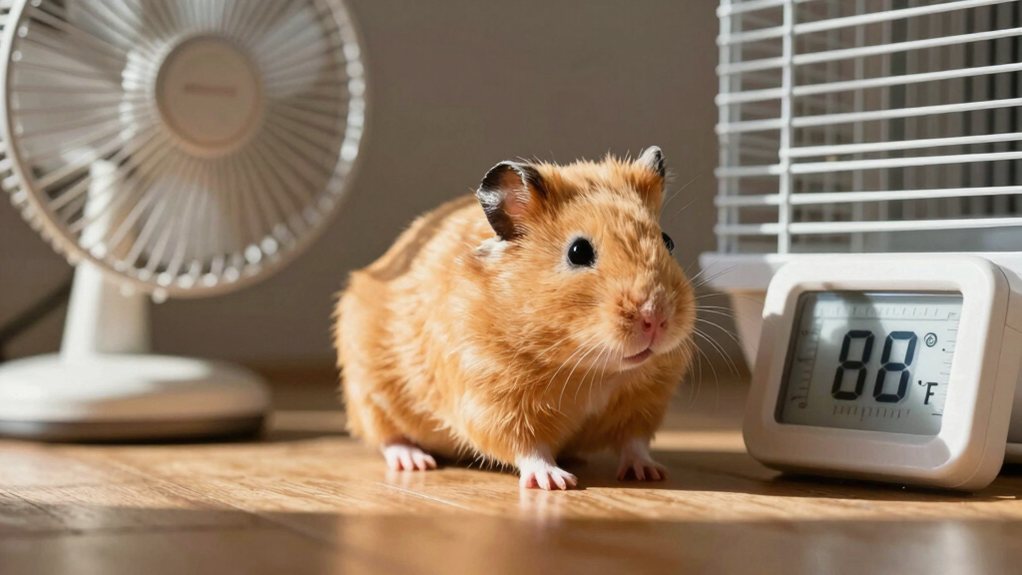keep hamsters cool safely