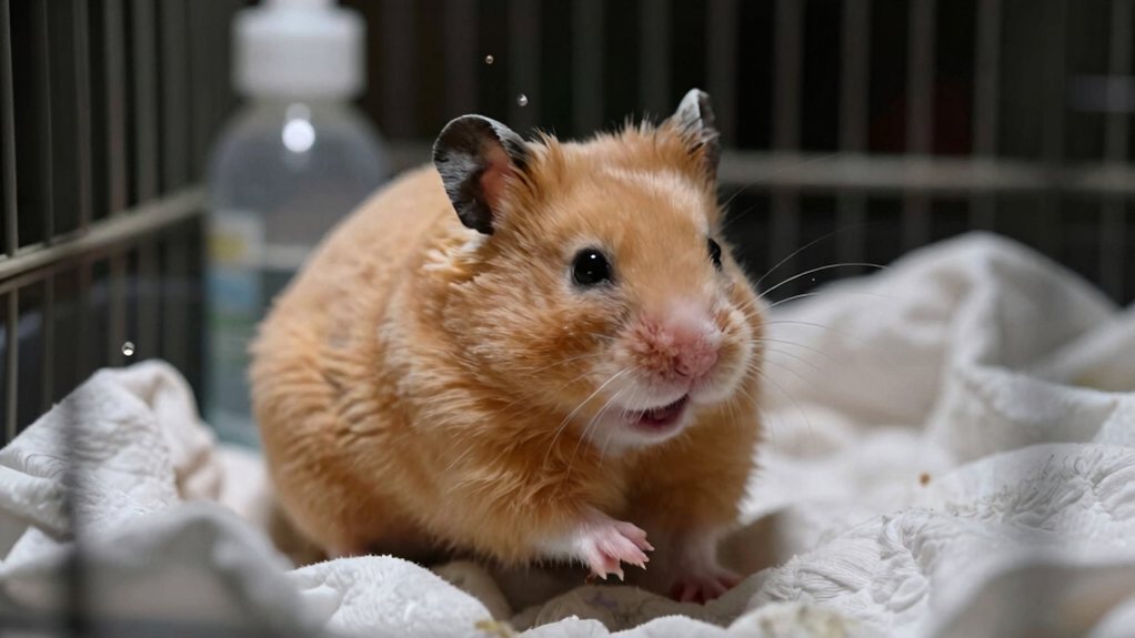 labored breathing in hamsters