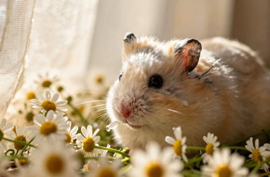 lavender scent calms hamsters