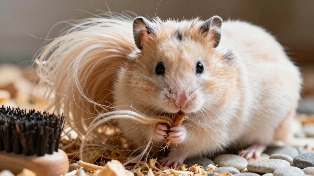 long haired hamster care difficulty