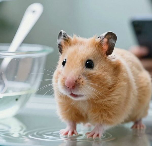 loud sudden noises scare hamsters