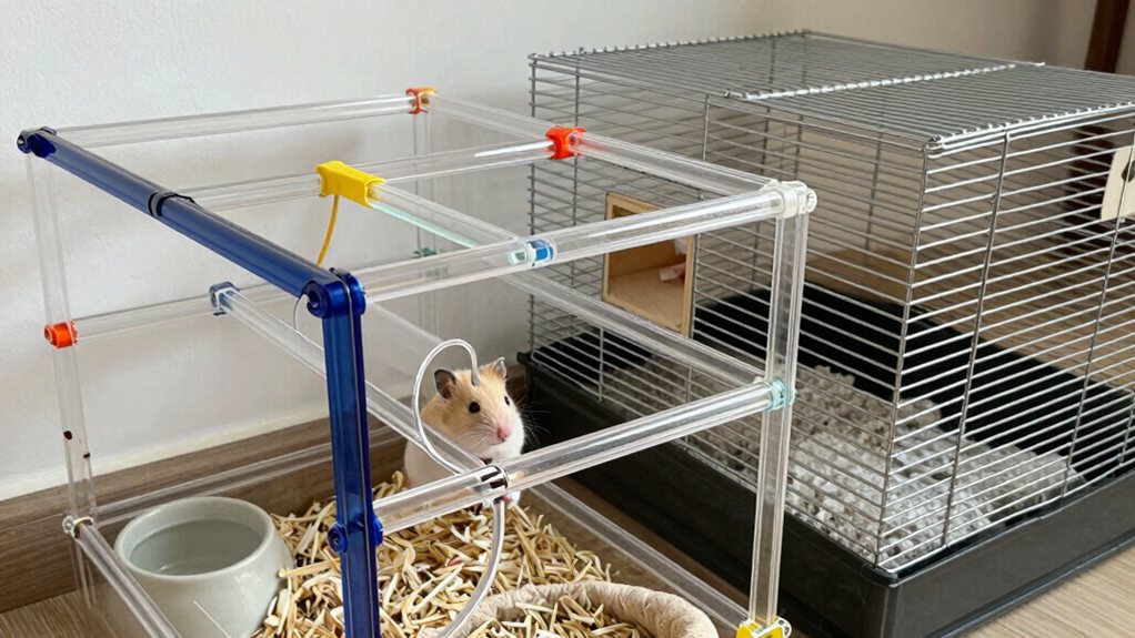 modular tube cages hamster safety